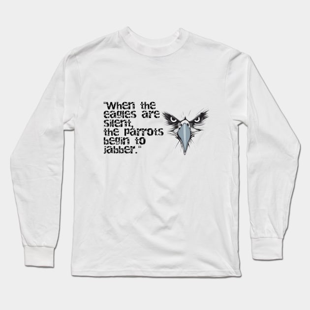 eagle Long Sleeve T-Shirt by Ayesha